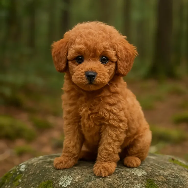 mini toy poodle puppy