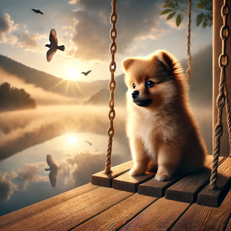 image of a Pomeranian Miniature Pinscher mix puppy