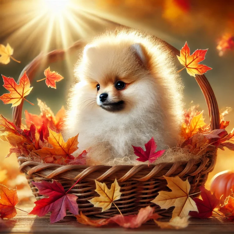image of a miniature Pomeranian puppy
