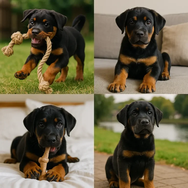 large guard dog breeds puppies collage